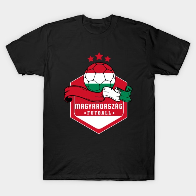 Magyarország Futball T-Shirt by footballomatic